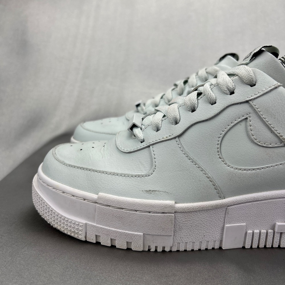 Nikeโ Air Force 1 Pixel Ghost Blue White Platform Sneakers CK6649-400 Womens 8.5 - Picture 6 of 14